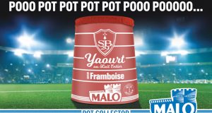 Insólito: Yogures con los colores de la camiseta del Stade Brestois