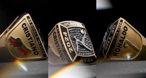 Cristiano Ronaldo recibe este increíble anillo como trofeo: 94 diamantes y 18 quilates de oro