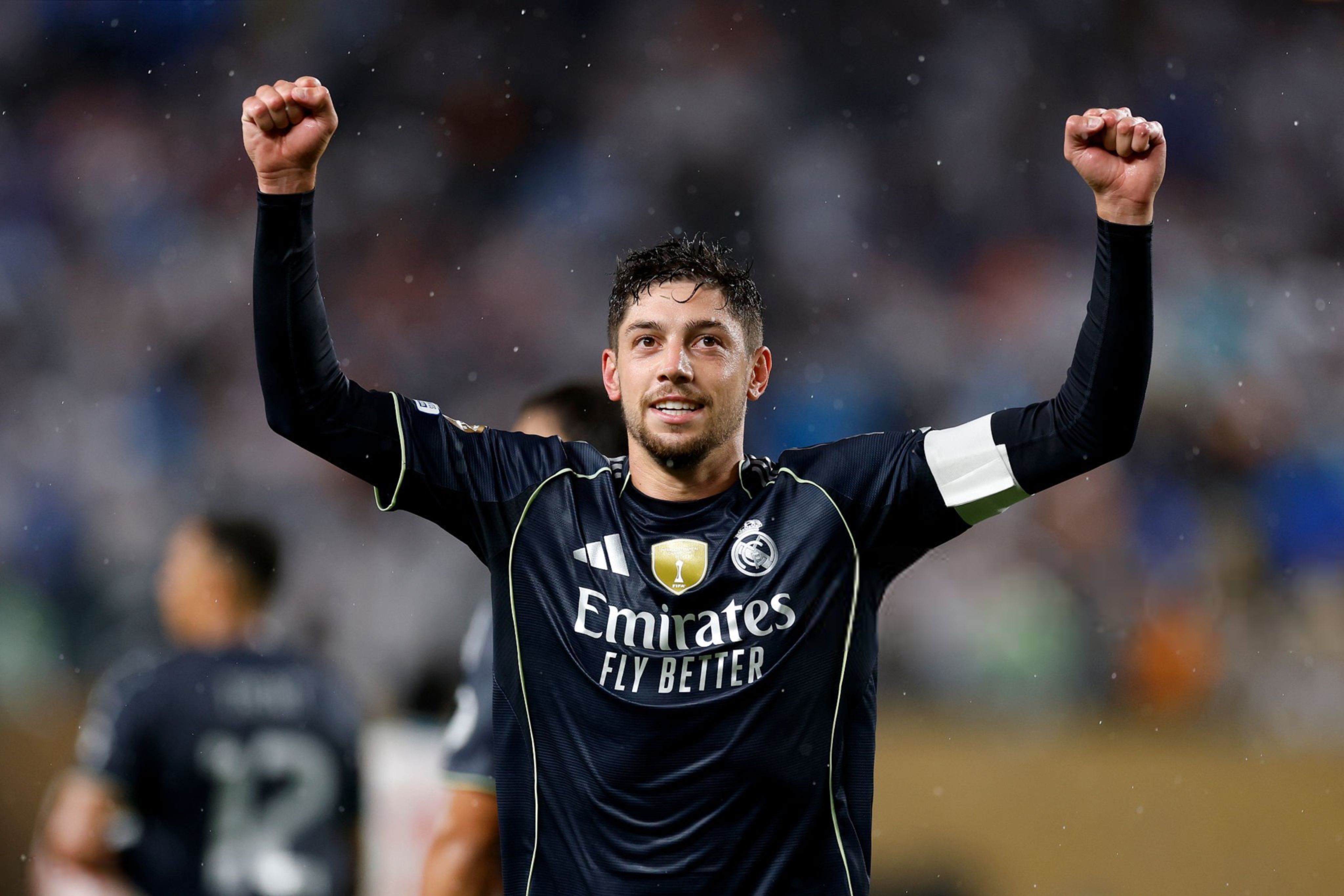 Fede Valverde en acción.